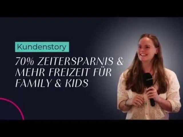 Video: Kundenstory Sarah Wolff von Weidenfeld