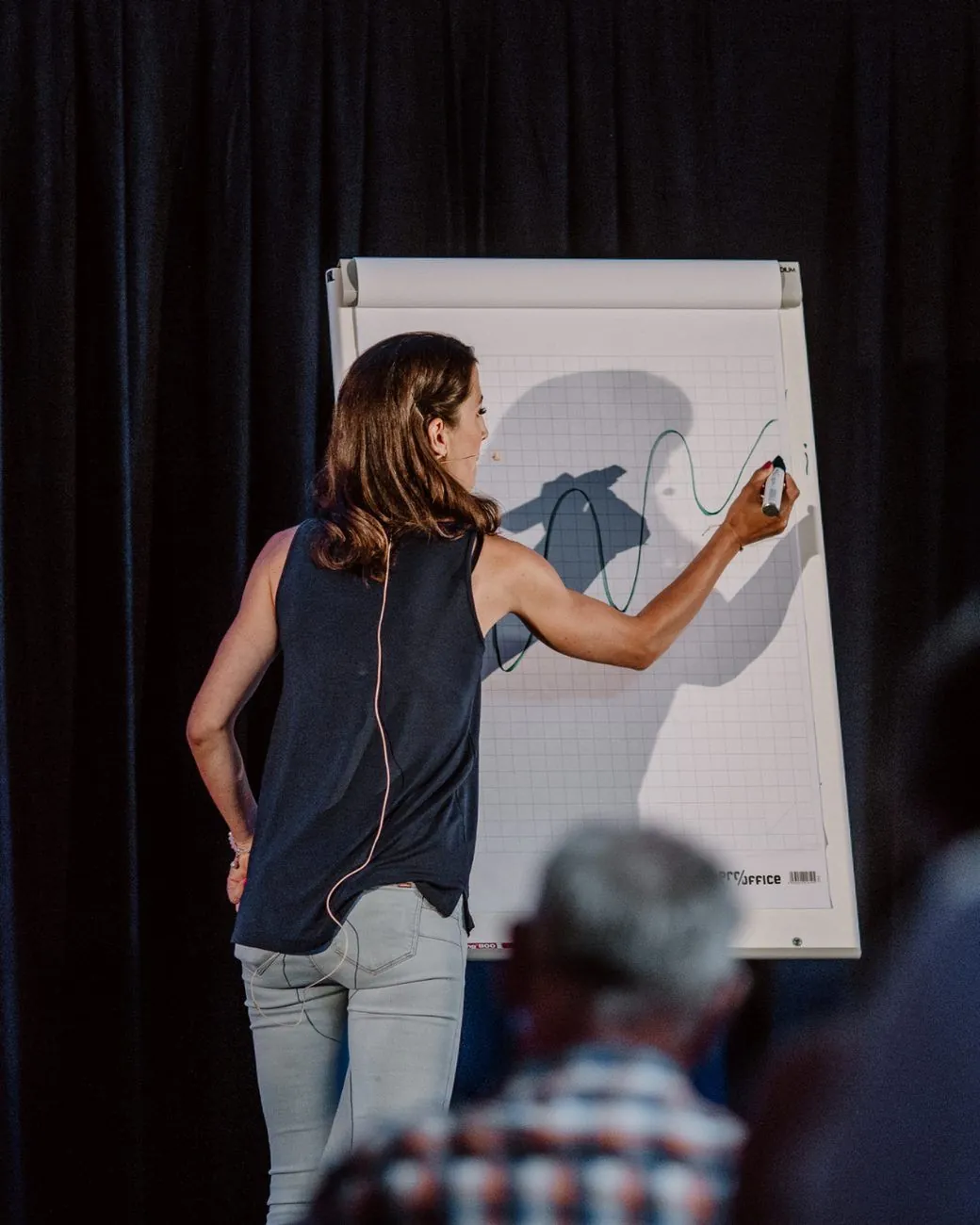 Bettina Binder am Flipchart